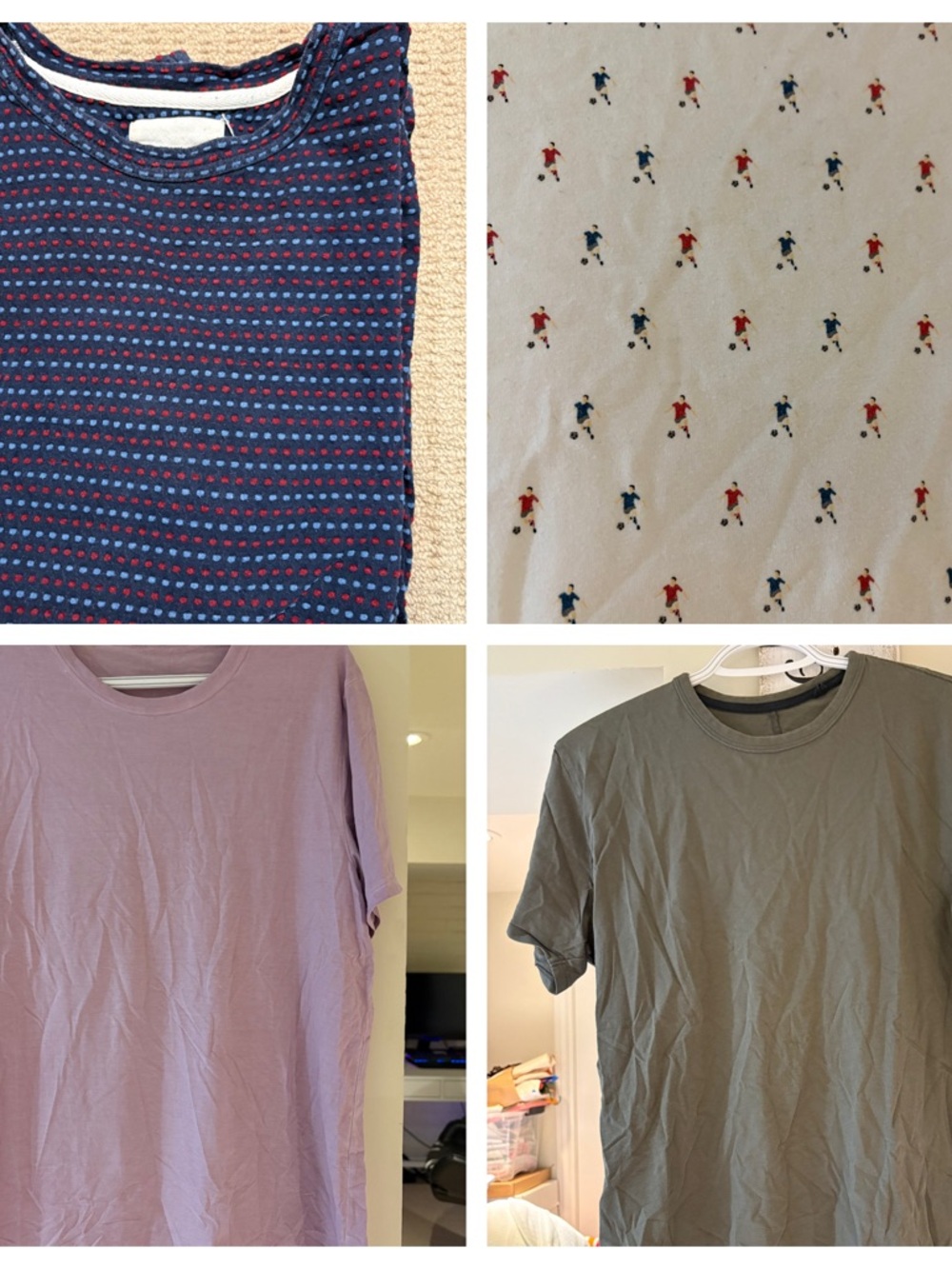6 tshirts for 45 dollars